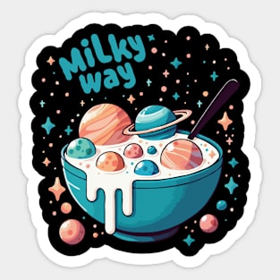 Milky Way Bowl Sticker